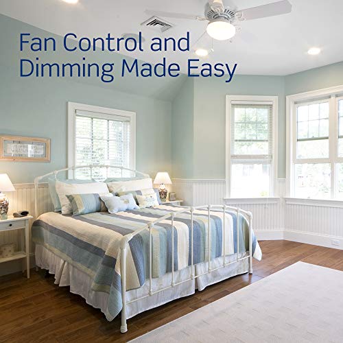 Leviton 66DF-10W Sureslide Ceiling Fan Control And Dimmer Switch thumb #7