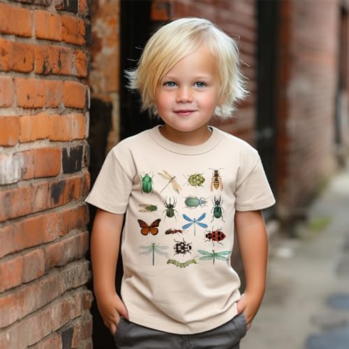 Retro Bug Catching Collection Toddler Shirt - Cute Gift For Insect Lover Collector - Future Entomologist T-Shirt - Boys And Girls Natural Toddler & Youth Graphic Tee3
