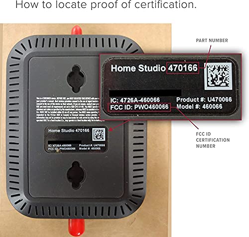 weBoost Home Studio (470166R) Factory Refurbished Cell Phone Signal Booster Kit | One Room Coverage | All US Carriers - Verizon, AT&T, & More | 5G Ready | 1 Year Manufacturer Warranty