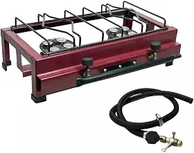 Fogão Industrial 2 Bocas Alta Pressão Com Mangueira Roa
