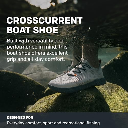 Grunden’s Men’s CrossCurrent Boat Shoe - Lightweight Quick Dry Water Shoes, Barefoot Wear with Slip On/Off Mesh Tongue3