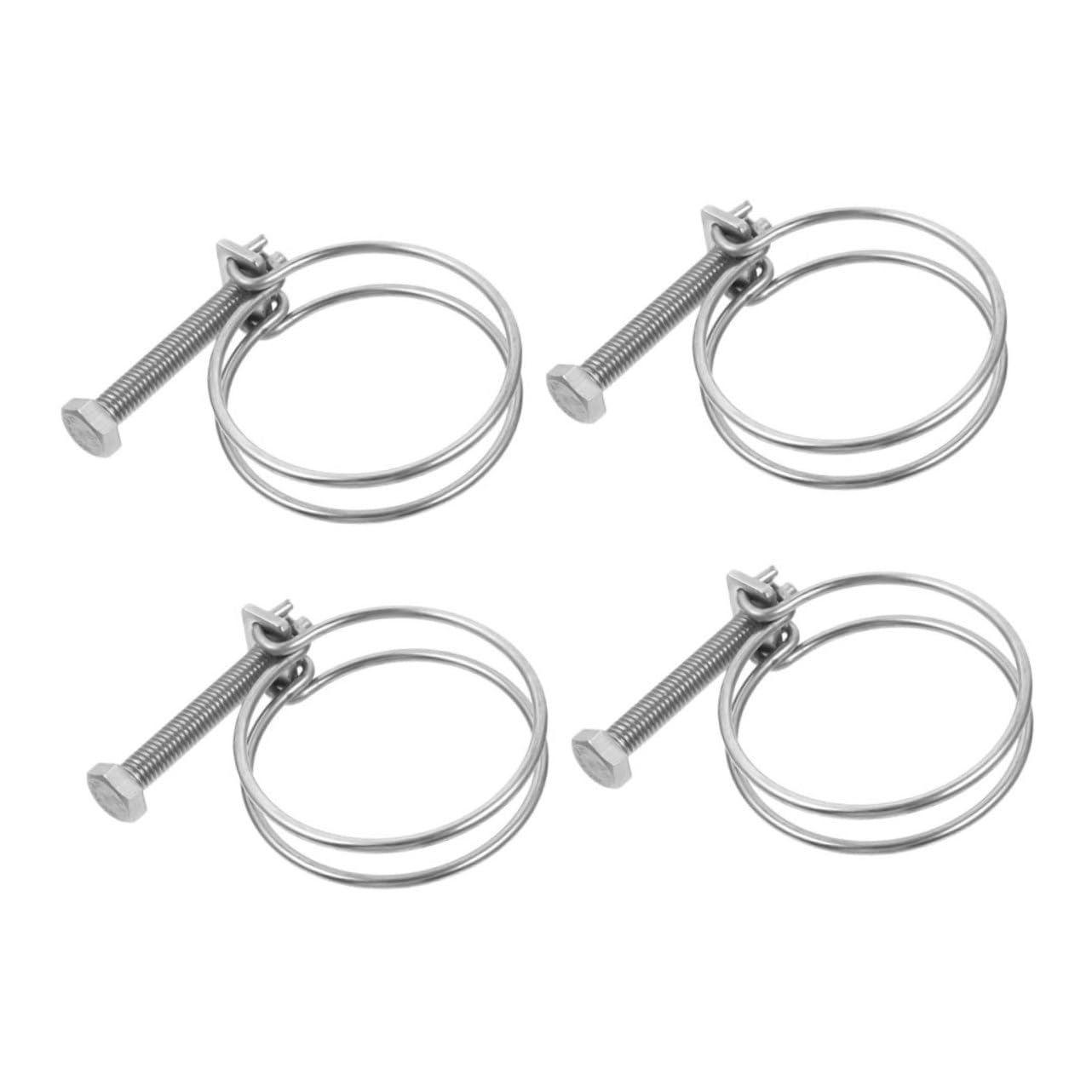 SEWACC Stainless Steel Hose Clamp 31-36mm Pipe Fastener Clamp Lightweight Durable