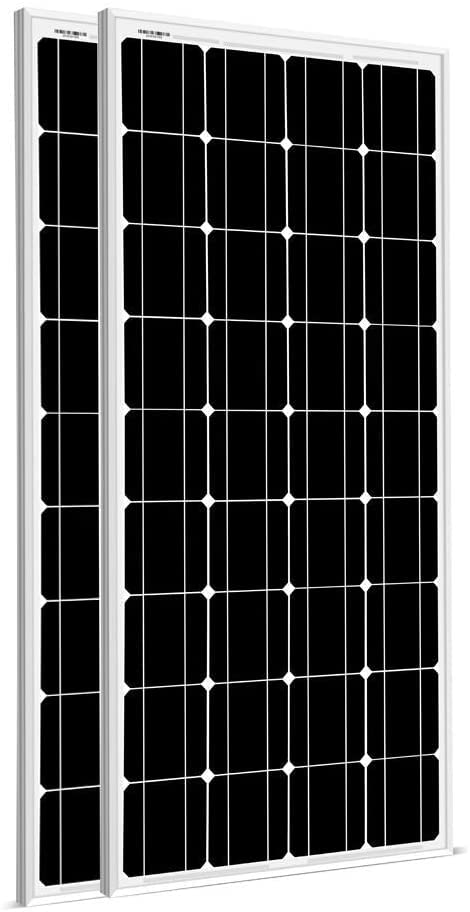 Buy SUNGOLDPOWER 2pcs 100W Solar Panel Monocrystaline Solar Panel