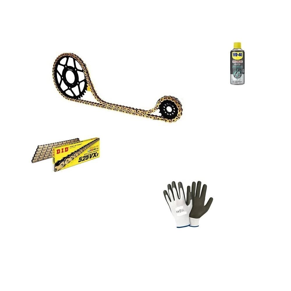 Compatible con BMW F R (K73) (MOZZO FORI Ø 10,5) 800 2017-17 PIÑÓN Kit Cadena PIÑÓN para Motocicleta TRANSMISIÓN Did 525VX3 LUN 120 Enlaces, PIÑÓN Acero P525-Z47, PIÑÓN P525-Z20 ESPECÍFICO