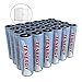 Tenergy NiMH AA, 1.2V AA, High Capacity 2600mAh 24 Pack Double A Cell, Bonus 6 Battery Cases