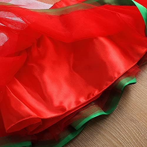 Bodysuit+Tutu Skirt+Leg Warmers+Bow Headband Christmas Outfits Set - Image 8