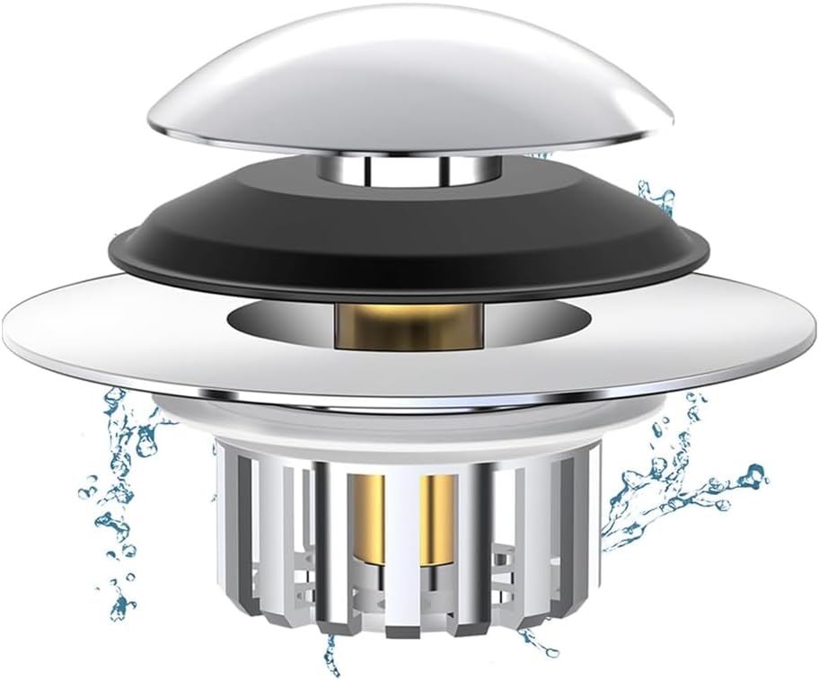 Upgrade Bathtub Drain Stopper, Pop Up Tub Drain Hair