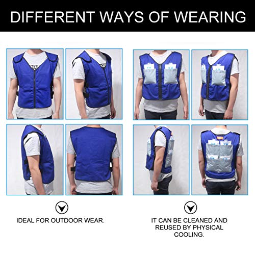 Colete refrescante de verão BesPORTBLE, colete esportivo resfriador corporal para corrida, ciclismo
