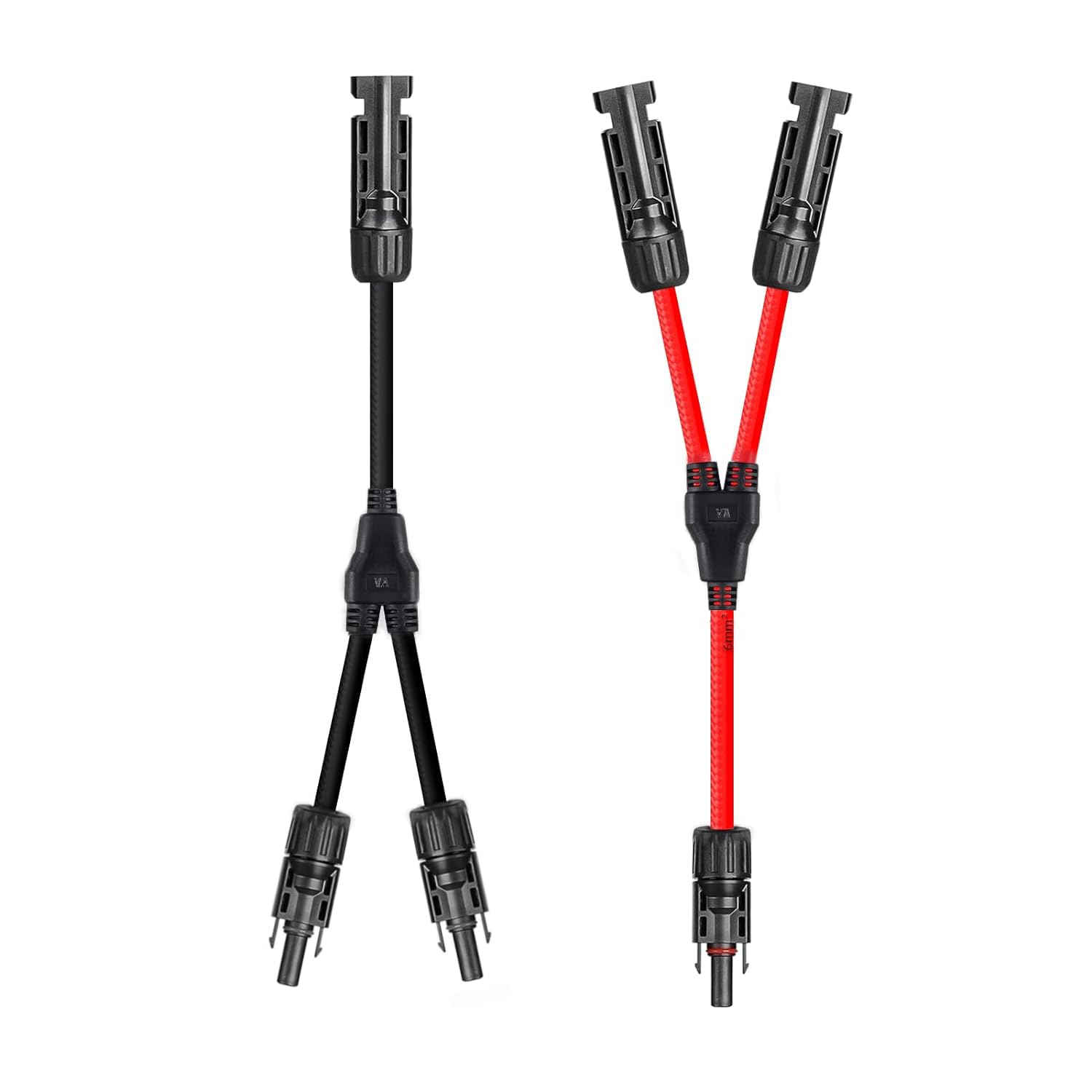 MXRPV 6mm² Y Cable Solar Panel 2 Pieces, Solar Connection Cable, Solar