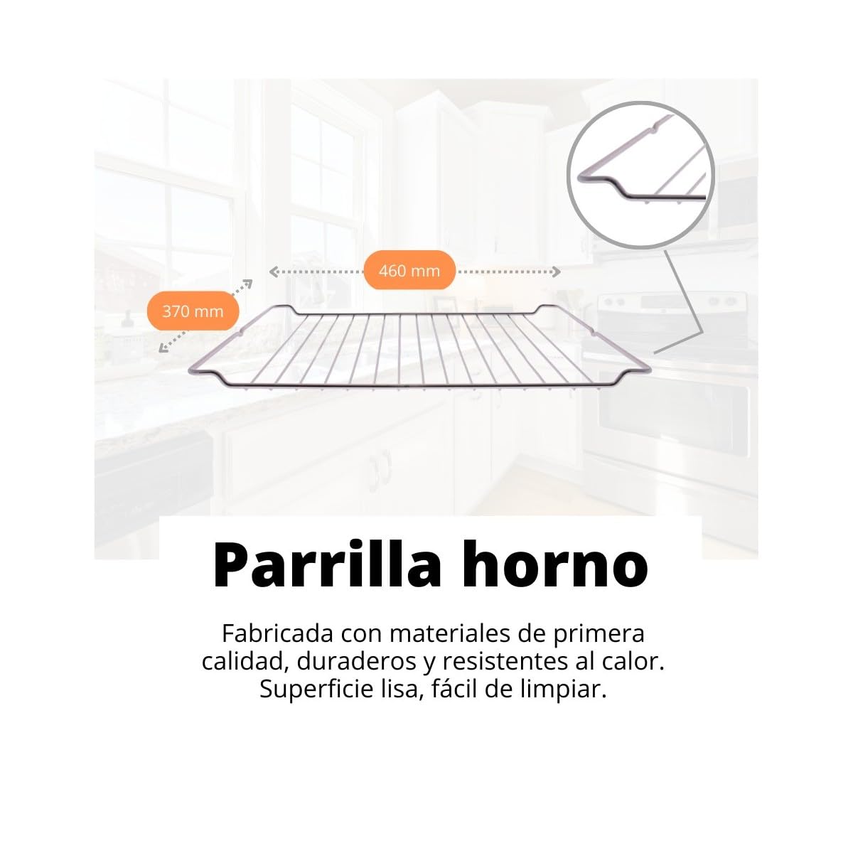 Recamania®- Griglia Ripiano per Forno 370x460 mm.