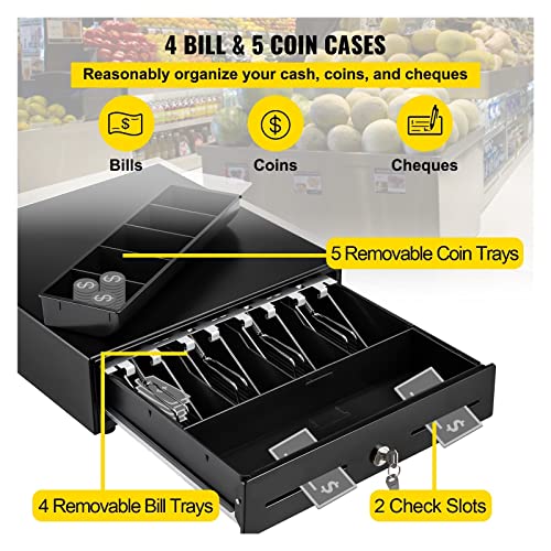 Tiroir de caisse compact 13" pour optimiser les petits comptoirs - 5