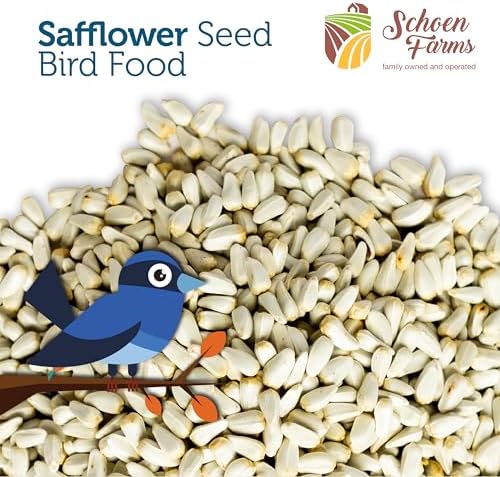 Schoen Farms Safflower Seeds Bird Food – 2.27 kg Bag – Natural Seed for Cardinals, Finches & Doves – Squirrel-Resistant, Canadian Grown — view 4