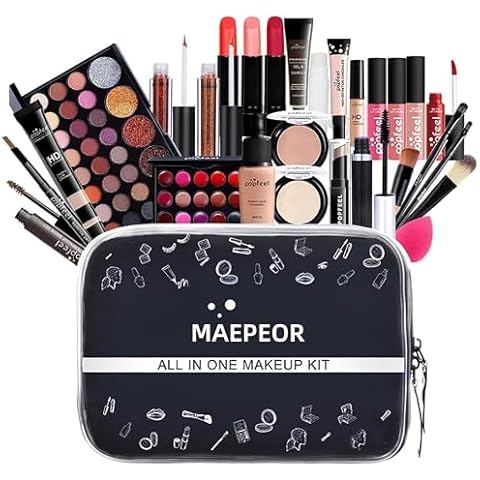 MAEPEOR All In One Makeup Kit 27PCS Makeup Kit for Women Full Kit Multi-Purpose Makeup Set for Beginners or Pros (KIT004) Cover