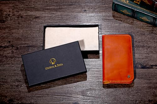 Portefeuille smartphone en cuir Cronus & Rhea luxe pour iPhone - 6
