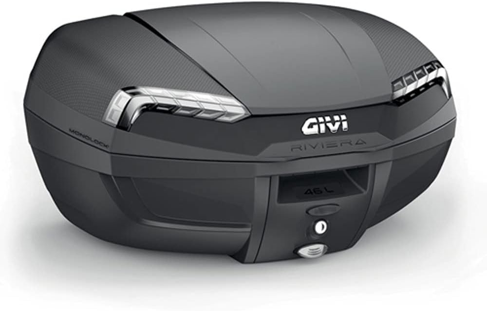 Generico Valise coffre E46NT2 Riviera E46 NT2 E46NT compatible avec plaques et supports Monolock Givi
