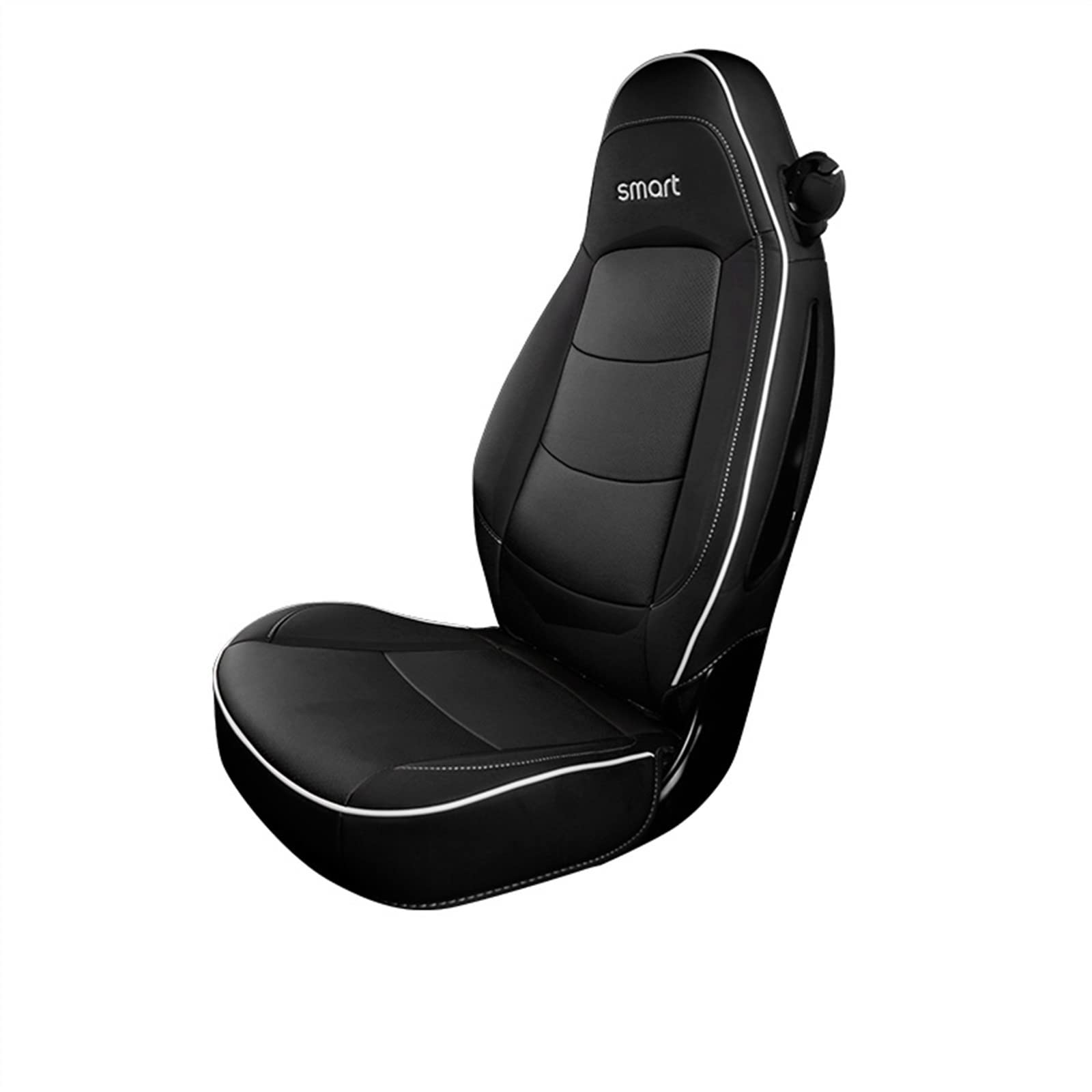 Housses de siège de voiture haut de gamme Smart 451 Fortwo Black