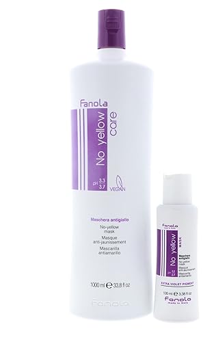 Fanola - Mascarilla 338fl oz color amarillo