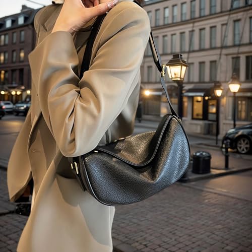 Bolso vegano con cierre y correa ajustable para mujer miniatura 5