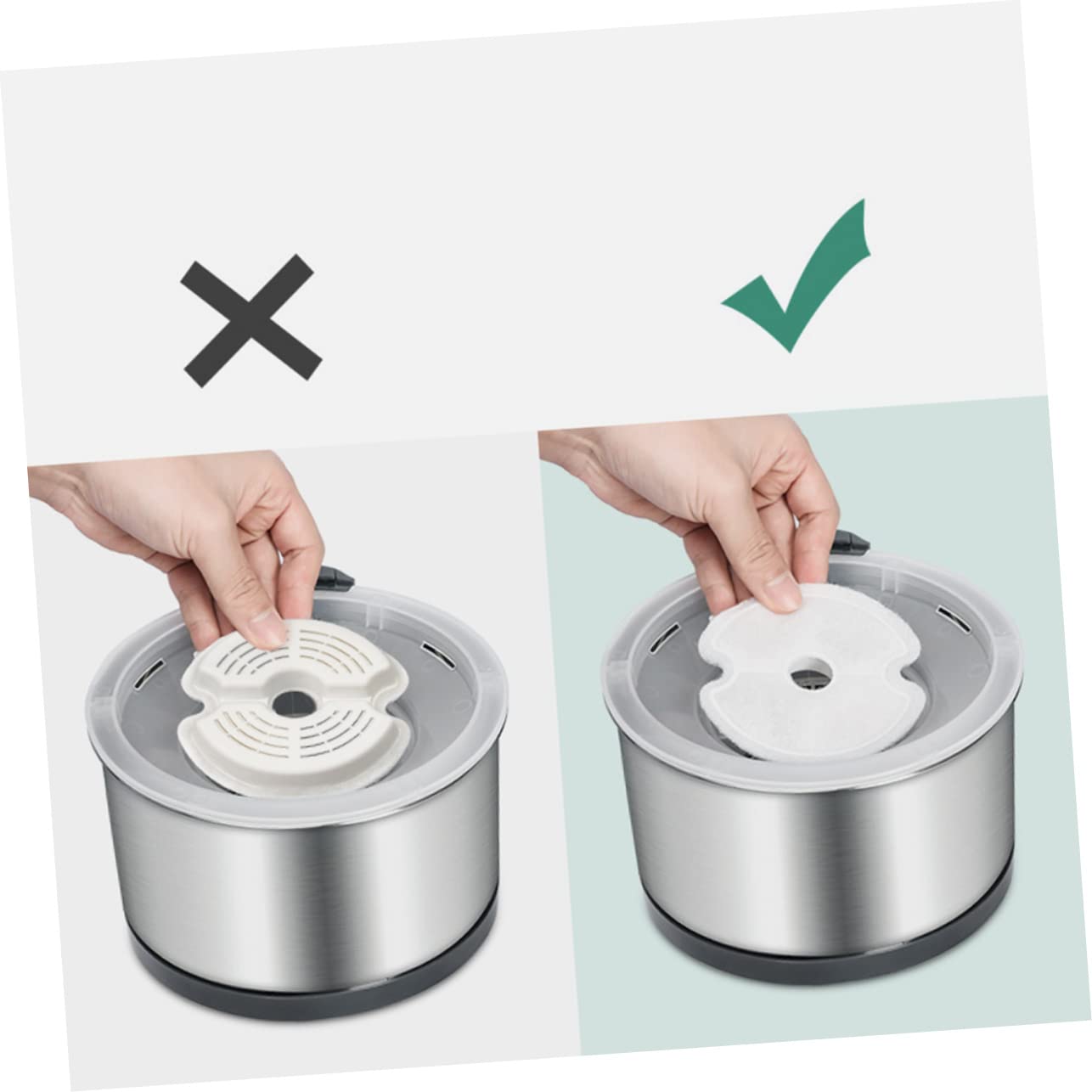 FRCOLOR 3juegos Filtros De para Bebederos De Pack De Filtros De Agua para Filtración y Compatible De Agua para