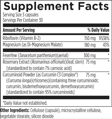 Designs for Health Migranol Feverfew Capsules