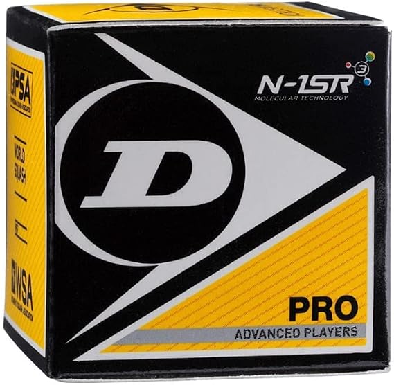 Pro Squash Ball Double Yellow Dot