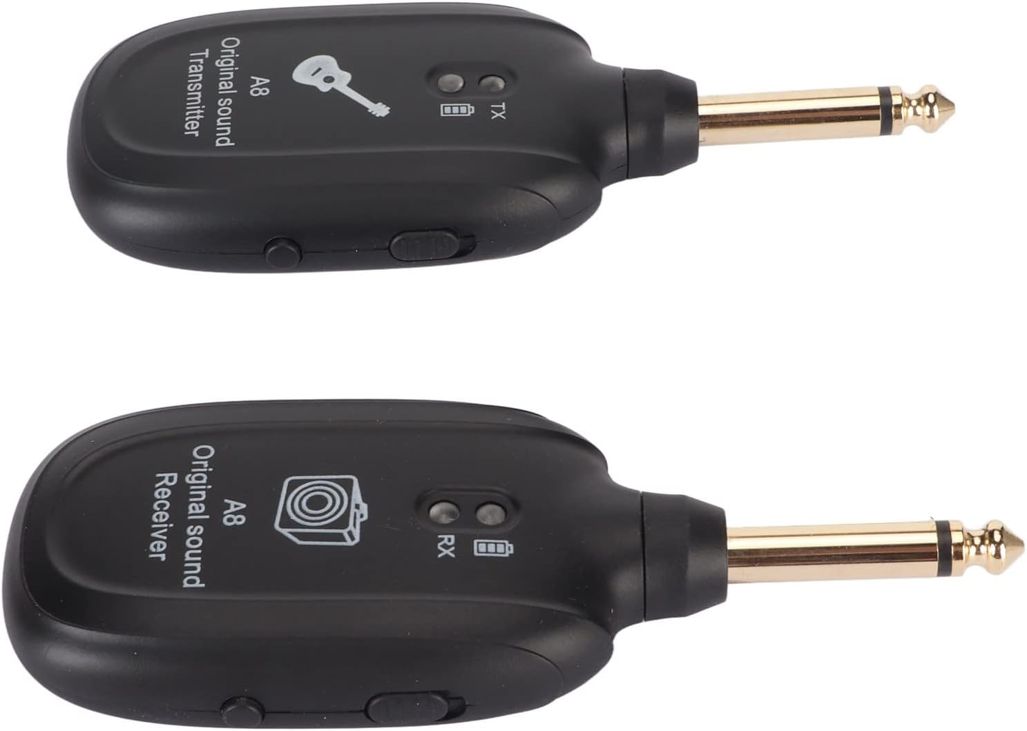 Guitar Wireless System, UHF 730MHz Rechargeable Wireless Guitar