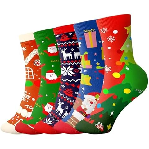 MINICIRCLES Colourful Christmas Socks Set Cover