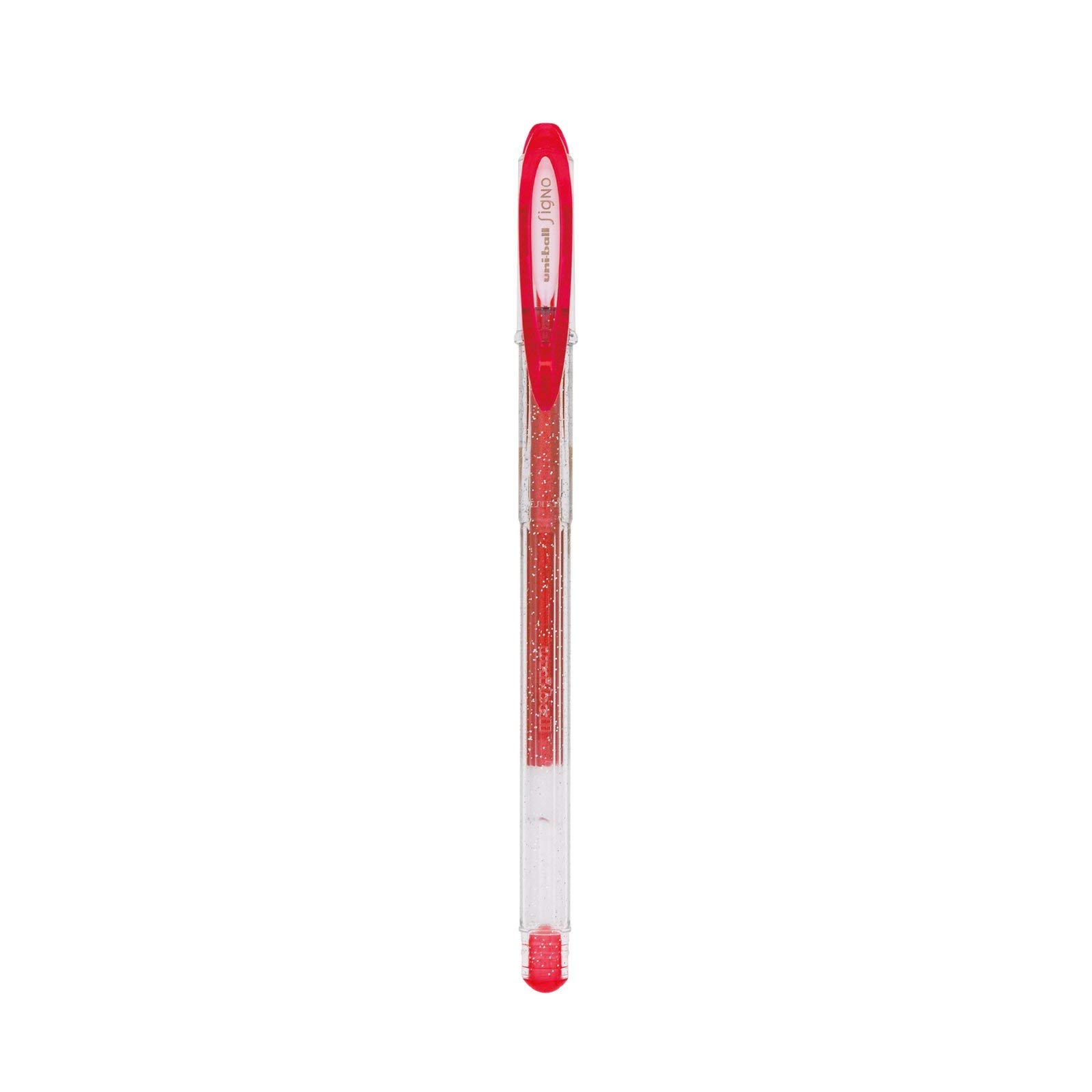 Uni-ball Mitsubishi Pencil – 8 bolígrafos de tinta de gel Signo – Colores con purpurina – Punta de 1 mm – Escritura grande – Patines creativos para cartería y ocio creativo