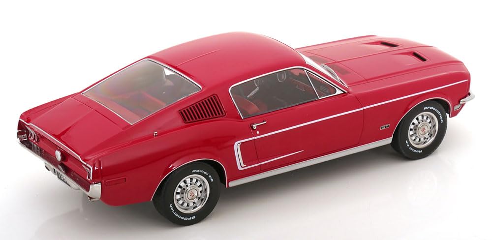 1/18 マスタング レッド ミニカー Amazon | フリースタイル (FREESTYLE) KK scale 1/18 フォード
