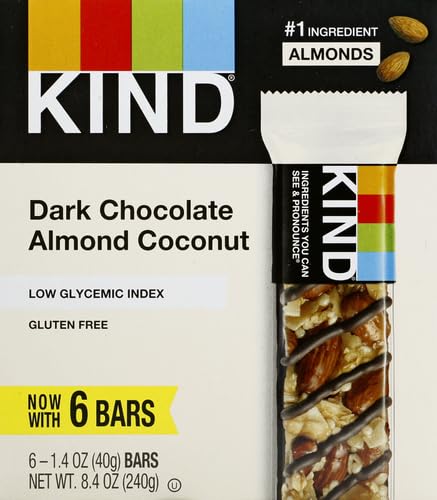 Image of KIND Dark Chocolate Almond & Coconut, 1.4 Oz (Pack Of 12)