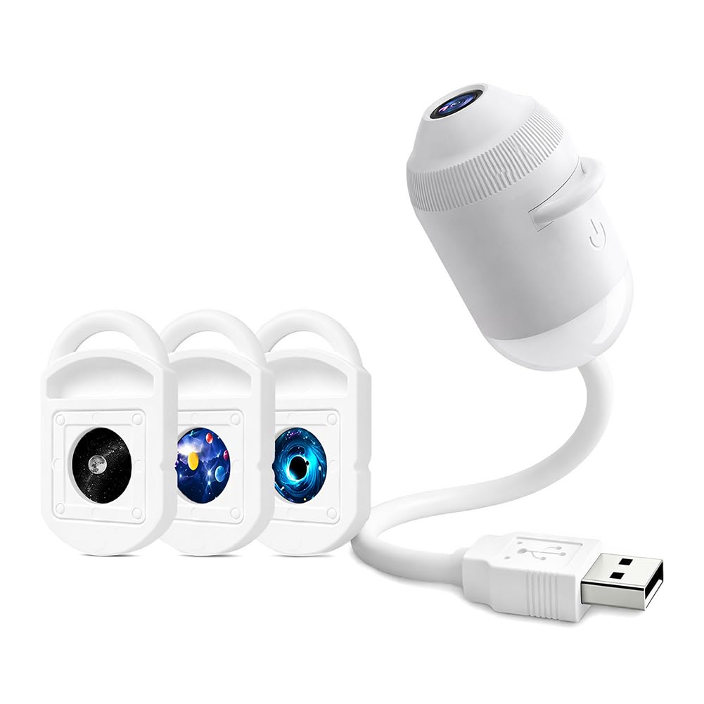 2-in-1 Galaxy Projector Night Light, HD Projection for Bedroom and Camping — image 1