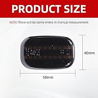 Vista 5 de Marcador lateral dinámico LED luz intermitente secuencial para Toyota Corolla RAV4 Prius Yaris Camry Vios Hilux Allex Avensis Celica Supra Mk4