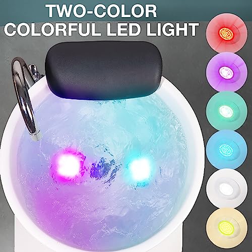 Masajeador de pies grande con baño profundo SPA y luz miniatura 4