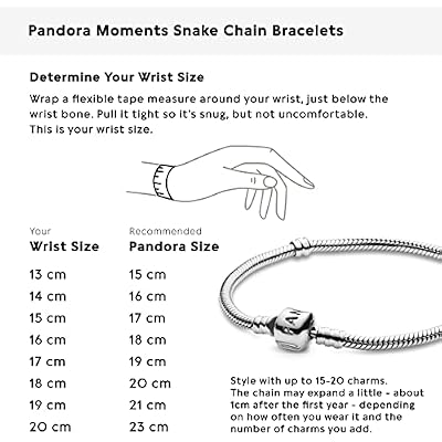 Pandora Jewelry Iconic Moments Snake Chain Charm Bracelet