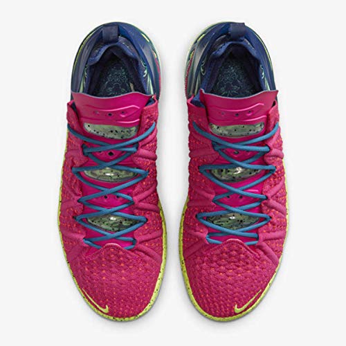 Nike Nike Men's Lebron XVIII Pink Prime/Multicolor Sneakers 8