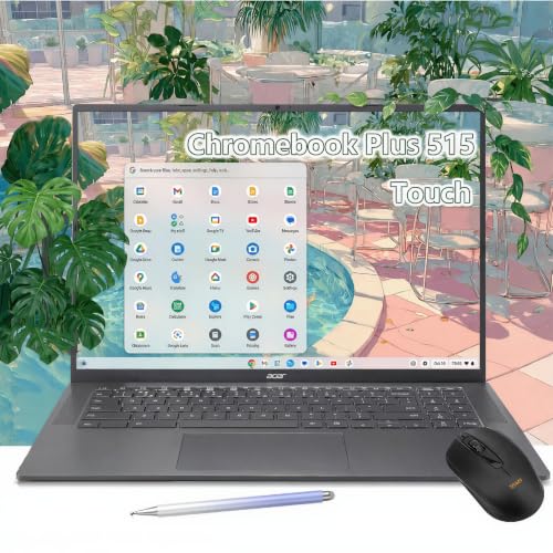 Image of acer Chromebook Laptop Touchscreen 2024-8GB RAM - 256GB PCIe SSD - Backlit Keyboard - 14inch WUXGA Display - AMD Ryzen 3-7320C - Google Chrome - HDMI - Mini Laptop - School Student