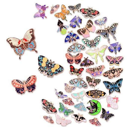 Can you have pins on your backpack on a plane Ceenna Butterfly Enamel Pins Set for Accessories