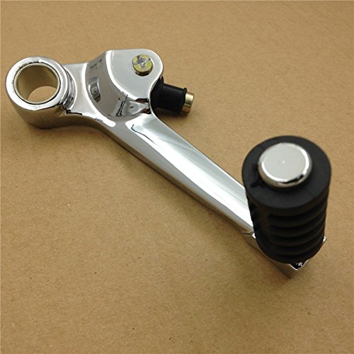 XKH- Motorcycle Chrome Aluminum Folding Gear Shift Levers Compatible with 1999-2006 Honda CBR 600 F4/F4i [B00Y7CFAU2] - Thumbnail 3