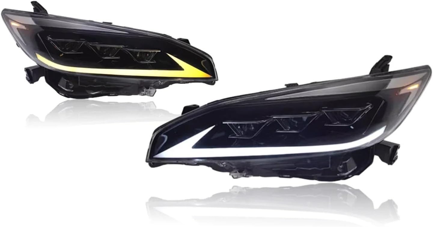 トヨタ ウィッシュ 2009-2015 対応車ヘッドライト LED 車ランプ デイタイムランニングライト ダイナミックターンシグナル
