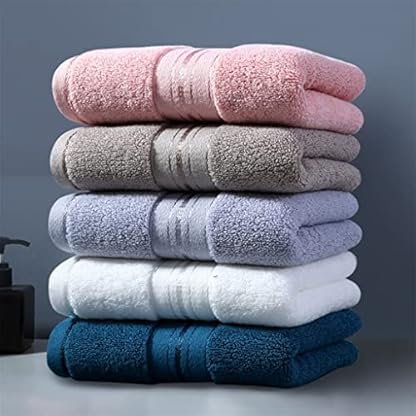 5sssallefaa Handtuch waschen Gesicht Haushalt Wasseraufnahme weiches Hotel Wischen Haar Männer und Frauen Paare Erwachsene dick 4 Sets (Farbe: B 4PS, Größe: 76 x 34 cm) (A 4 Stück 76 x 34 cm) – Bild 4