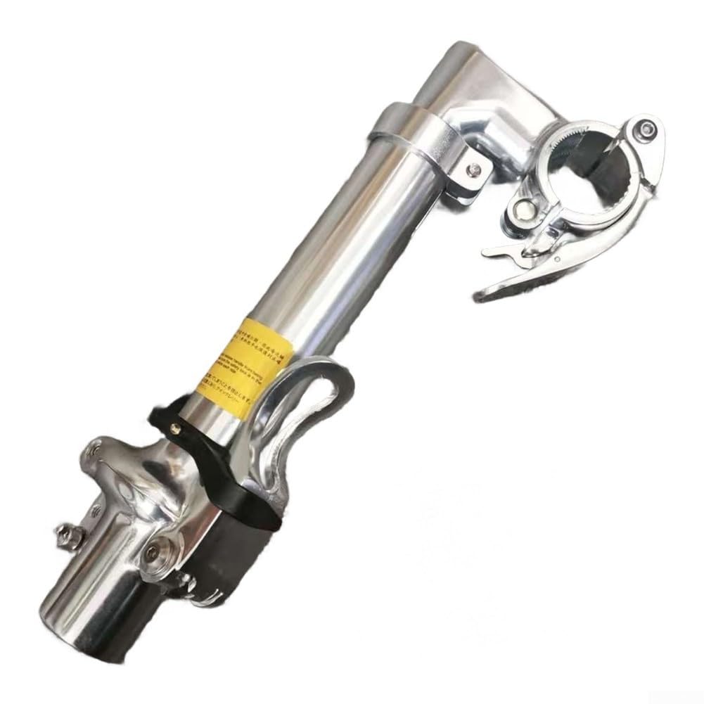 Manubrio pieghevole per bicicletta, a sgancio rapido, in lega di alluminio, regolabile, per manubrio da 31,8 mm e forcella anteriore da 28,6 mm, attacco manubrio pieghevole regolabile