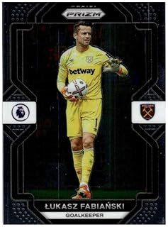 2022-23 PANINI PRIZM PREMEIR LEAGUE #49 LUKASZ FABIANSKI WEST HAM UNITED SOCCER OFFICIAL TRADING CARD OF THE PRO