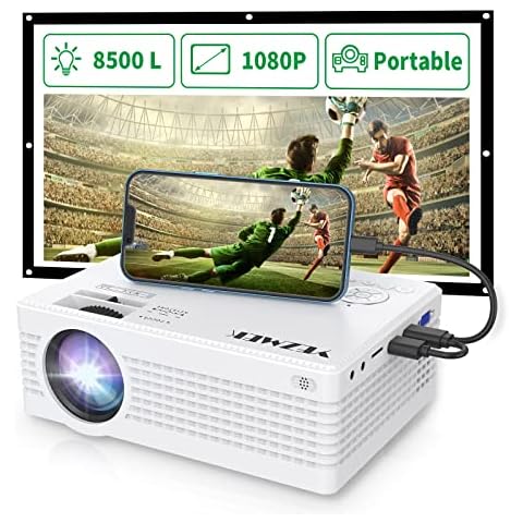 Proyector YEZMEK 8500 Lúmenes Full HD 1080P Cover