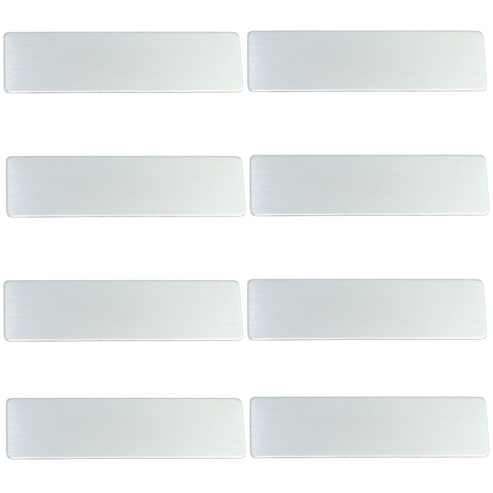 Custom Name Tag,Personalized,Customizable Name Tags,Engraved Name Tag with Magnet Clip or Pin,Stainless Steel ID Badge for School Teachers,Kids,Business Work Label Sign (8Silver)
