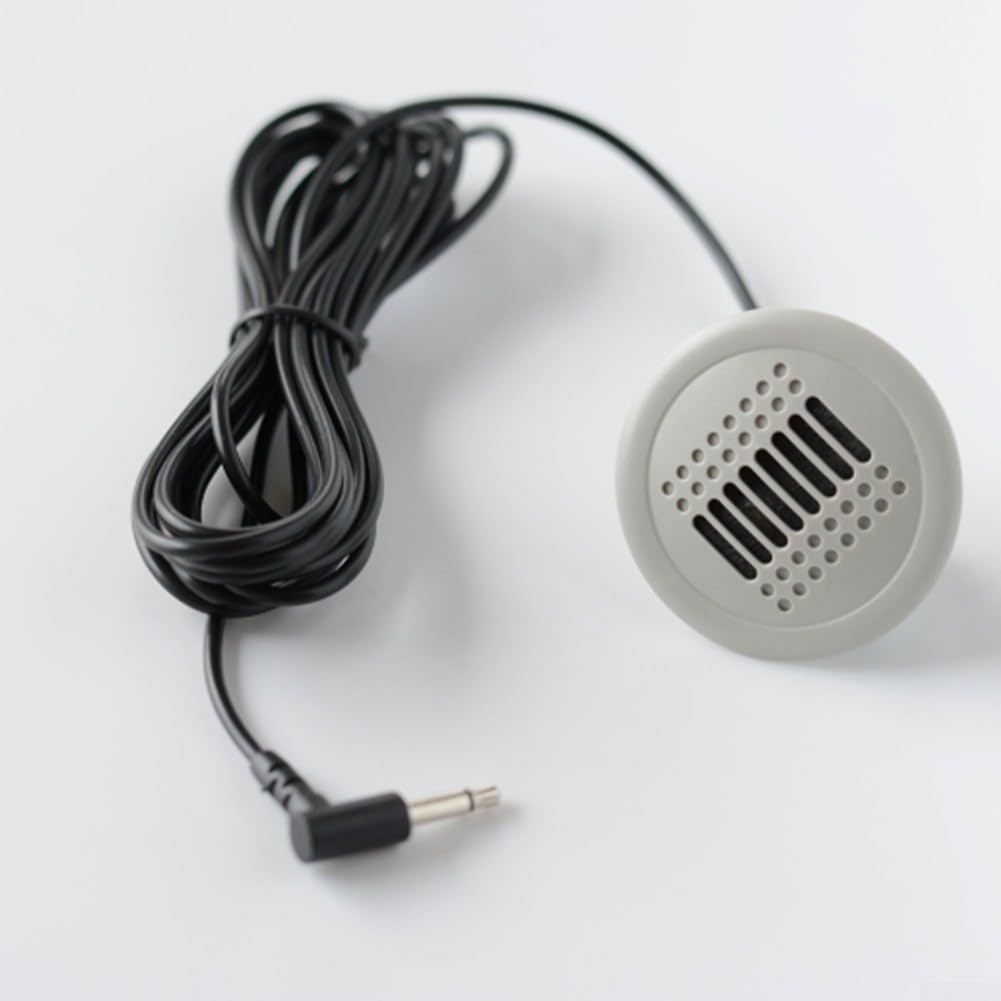 Lecreatekit Microfono per radio Android, 3 5 mm microfono cablato per autoradio perfetto per radio Android in per BMW e altri modelli