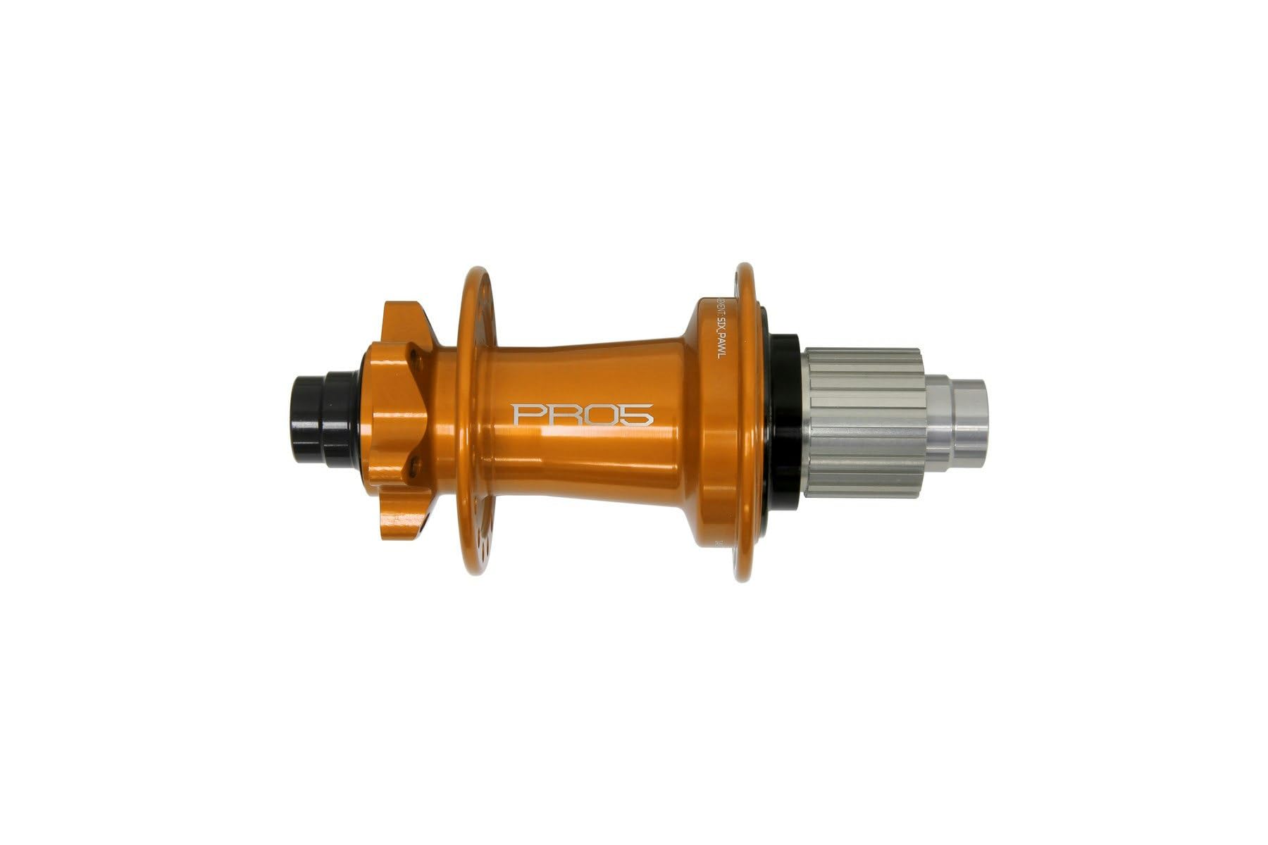 Hope Moyeu Arrière - Pro 5 - 6-Bolt - 12x148mm Boost | Shimano Micro Spline - orange