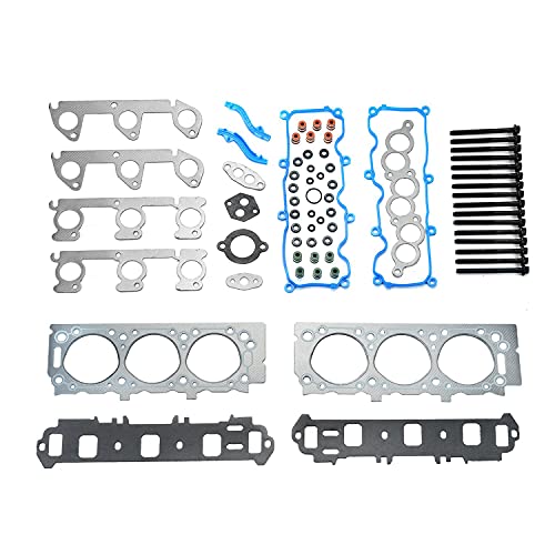 mazda cylinder head - LIMICAR Cylinder Head Gasket Set with Head Bolts for 1998 1999 2000 2001 Ford Ranger Mazda B3000 3.0L V6 HS9902PT ES72174