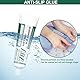 2 Stück Sock Stop Anti Rutsch, Antirutsch Kleber für Socken Stopper Flüssigkeit, Sockenstopper für Wollsocken, Sock Stop Creme, für Handschuhe, Socken, Teppich 50ml × 2