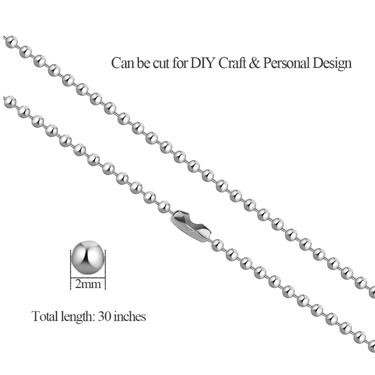 コディサンダーソン　Stainless Ball Chain Necklace コディサンダーソン Stainless Ball Chain Necklace コディサンダー