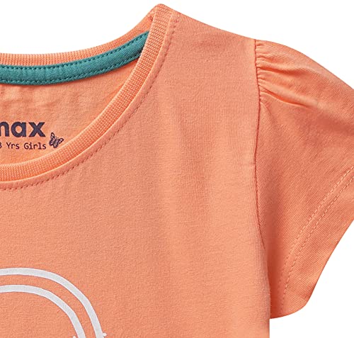 Image of Max Girls Printed Round Neck T-Shirt